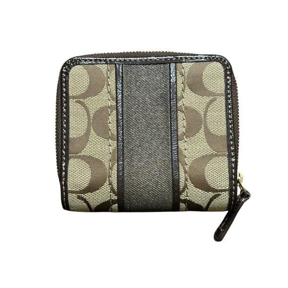 Coach Signature Stripe Coach‎ Wallet - Picture 3 of 3